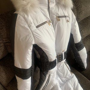 Cute White SKI SUIT
